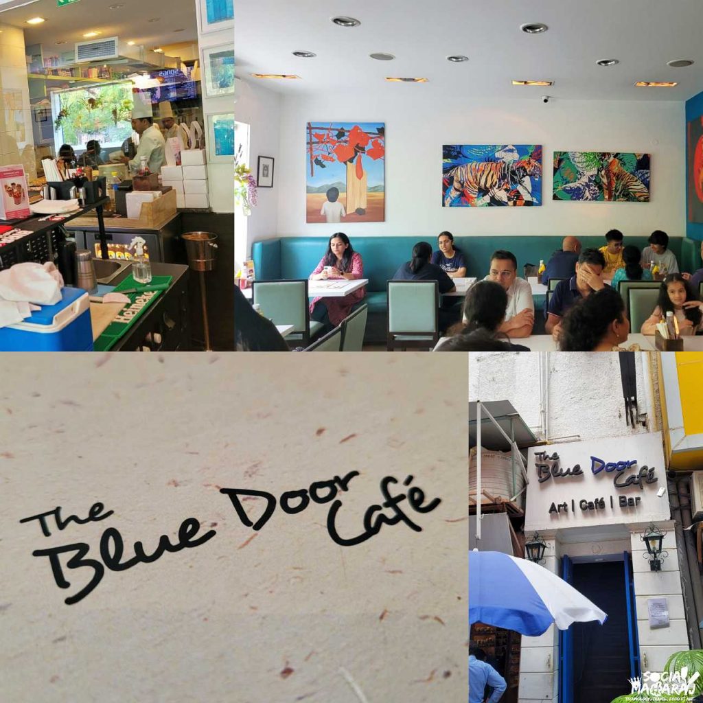 Ambience at The Blue Door Cafe Khan Market Delhi
