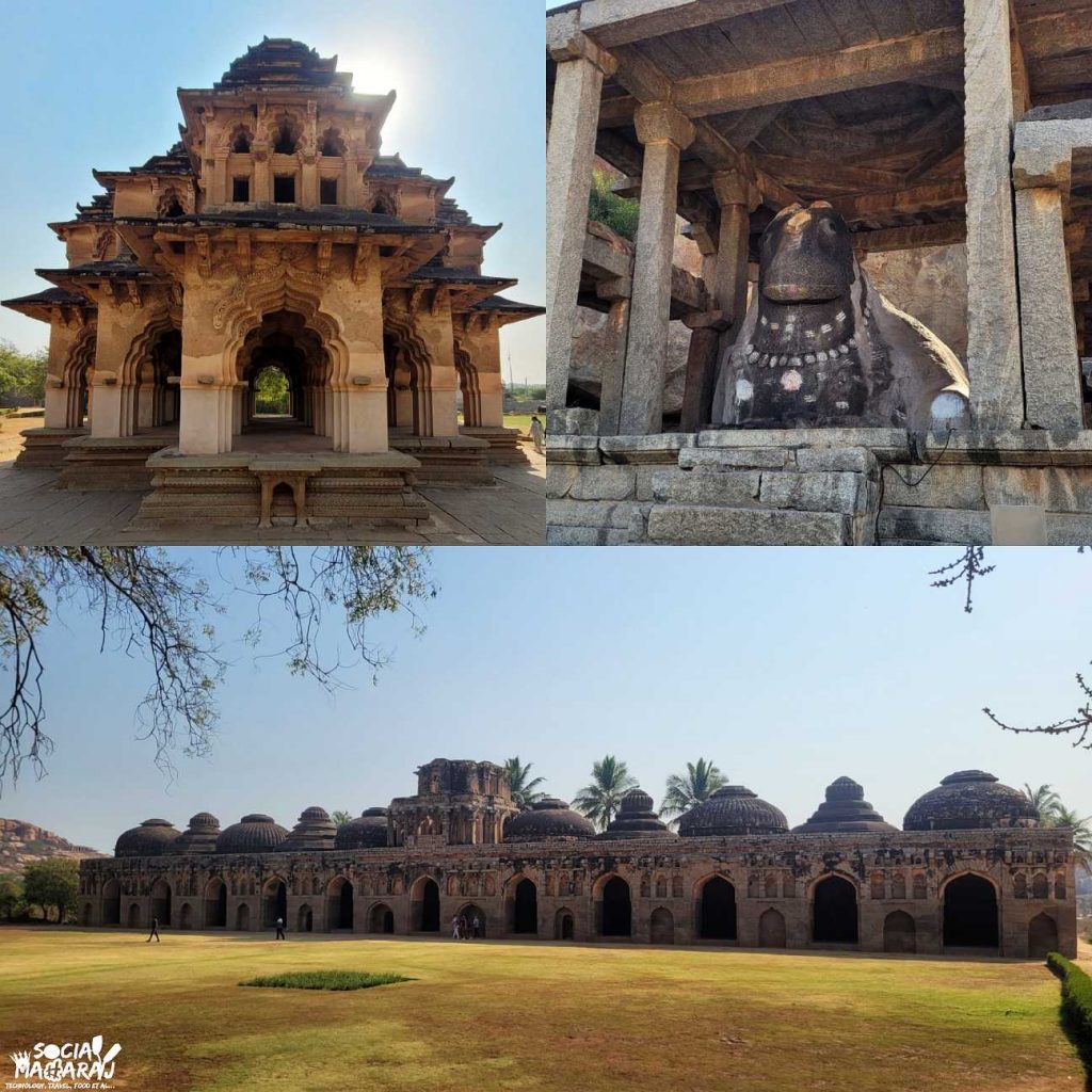 Lotus Mahal and Elephant's Stable in Hampi Itinerary