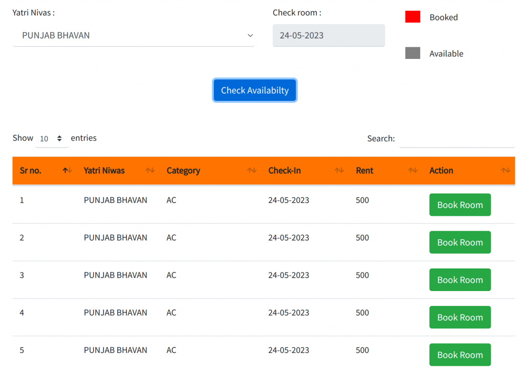 Nanded Yatri Niwas Online Booking