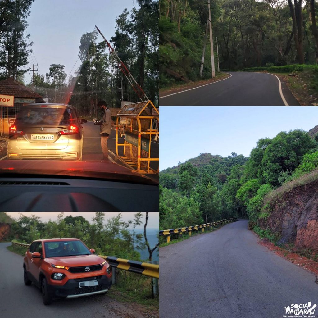 Driving to Mullayangiri Peak in Chikmagalur