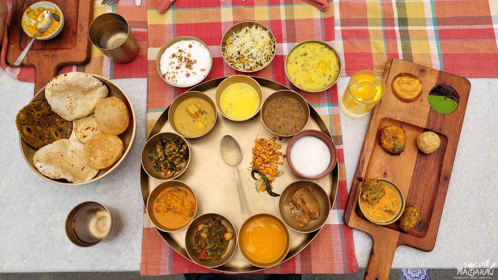 Veg Thali at Gaurang's Kitchen