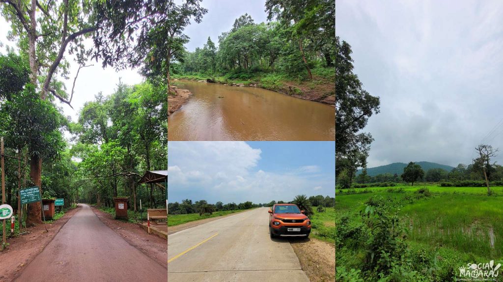 Road from Kanger Valley National Park to Sukma, Konta
