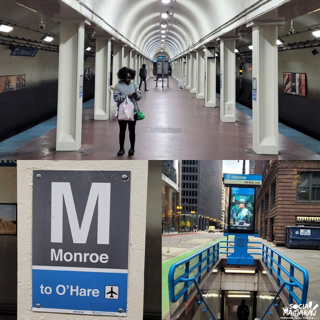 Monroe station on Chicago Metro