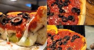 Super Veggie Deep Dish Pizza At Giordano's
