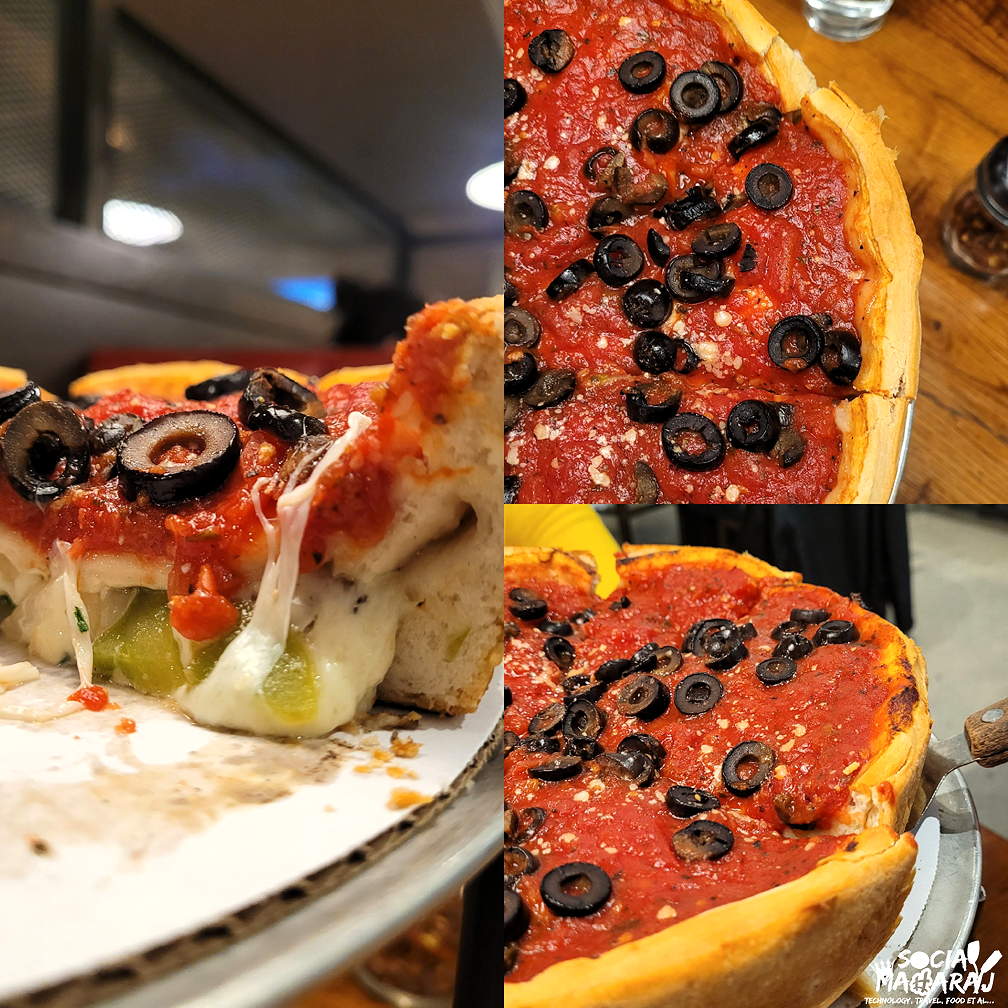 Super Veggie Deep Dish Pizza At Giordano's