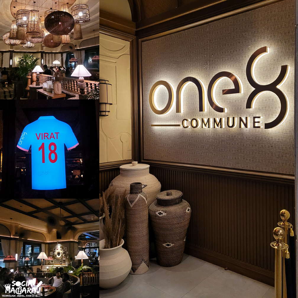 One8 Commune Hyderabad의 세련된 분위기.