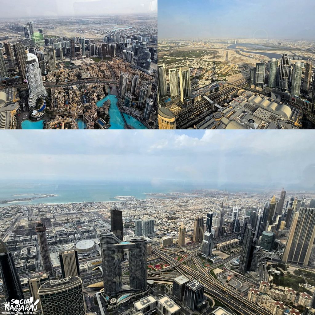 Beautiful views from Burj Khalifa.