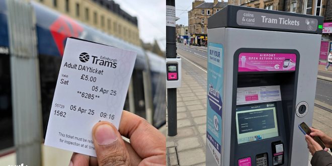 Trams in Edinburgh