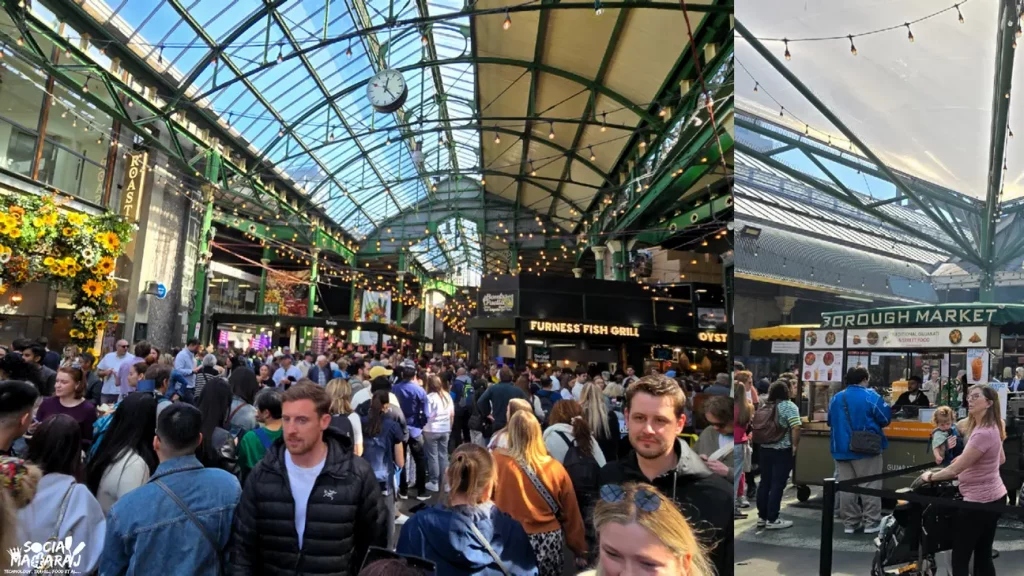 Crowd at Borough Market