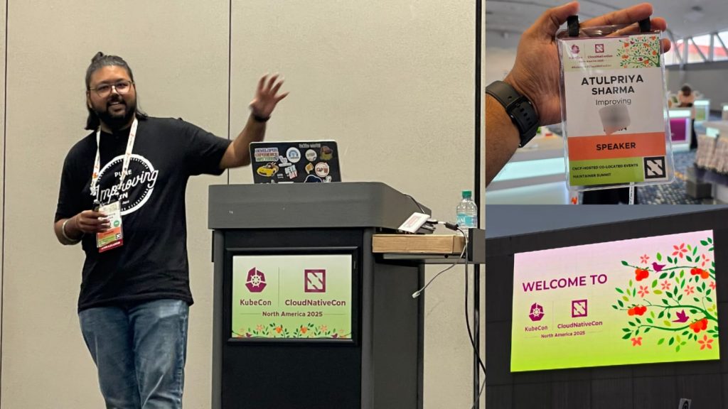 Atul speaking at KubeCon Atlanta 2025