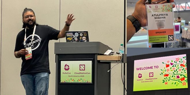 Atul speaking at KubeCon Atlanta 2025