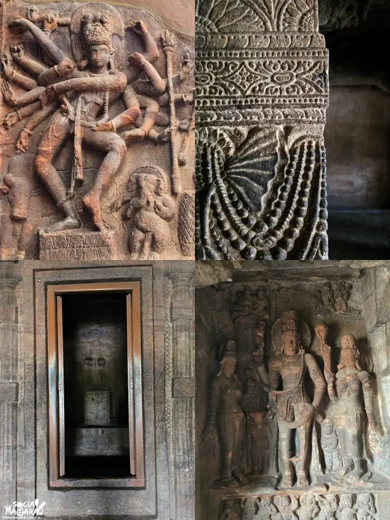 Badami Cave Temple 1 - dedicated to Lord Shiva