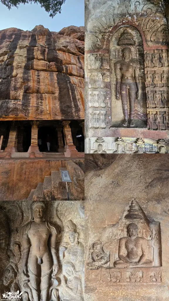 Badami Cave Temples - Cave 4 dedicated to Jains