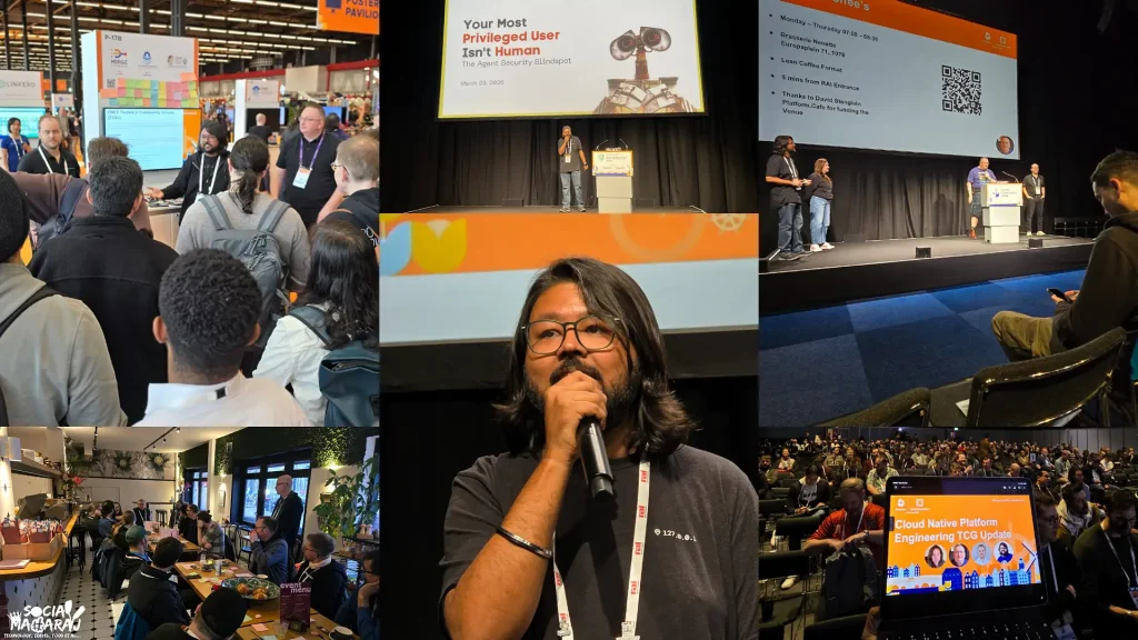 Me speaking at KubeCon Amsterdam