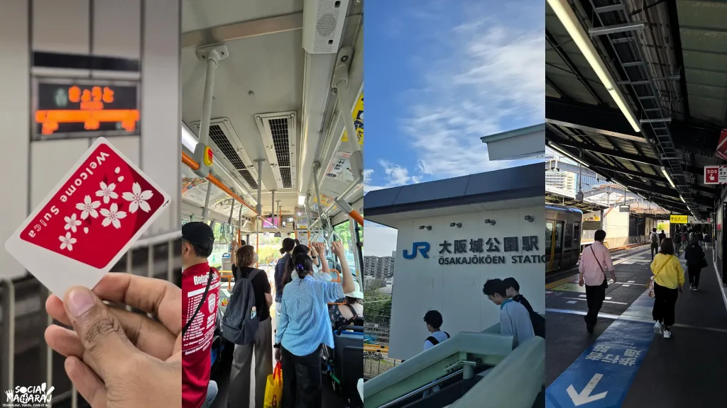 Suica in Kyoto and Osaka bus and trains