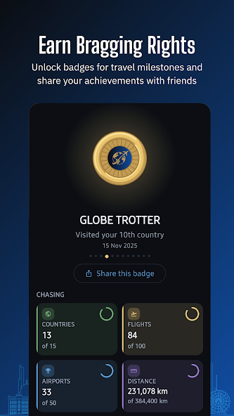 Milestones and Badges on FlyLog.