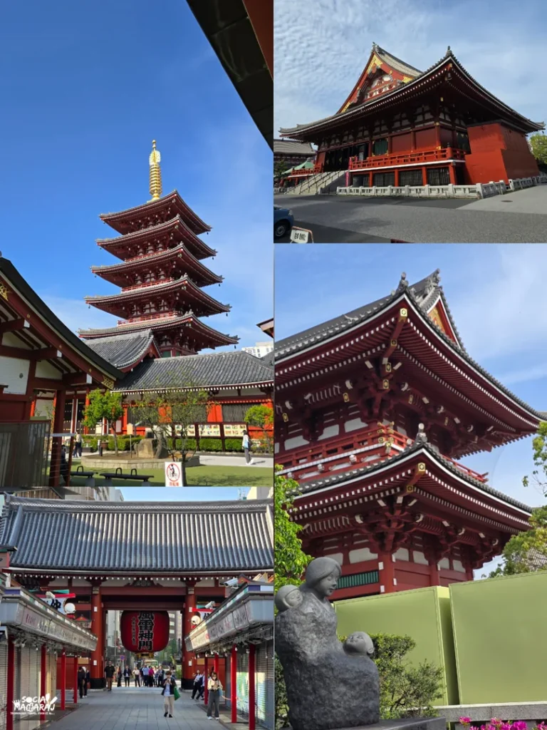 Beautiful Sensoji Temple in Tokyo