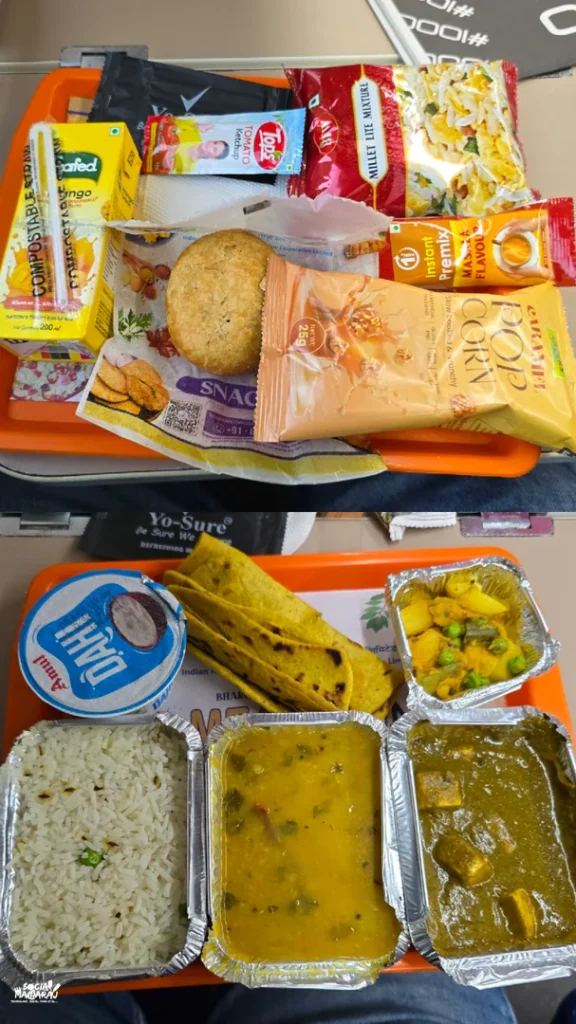 Food on Vande Bharat
